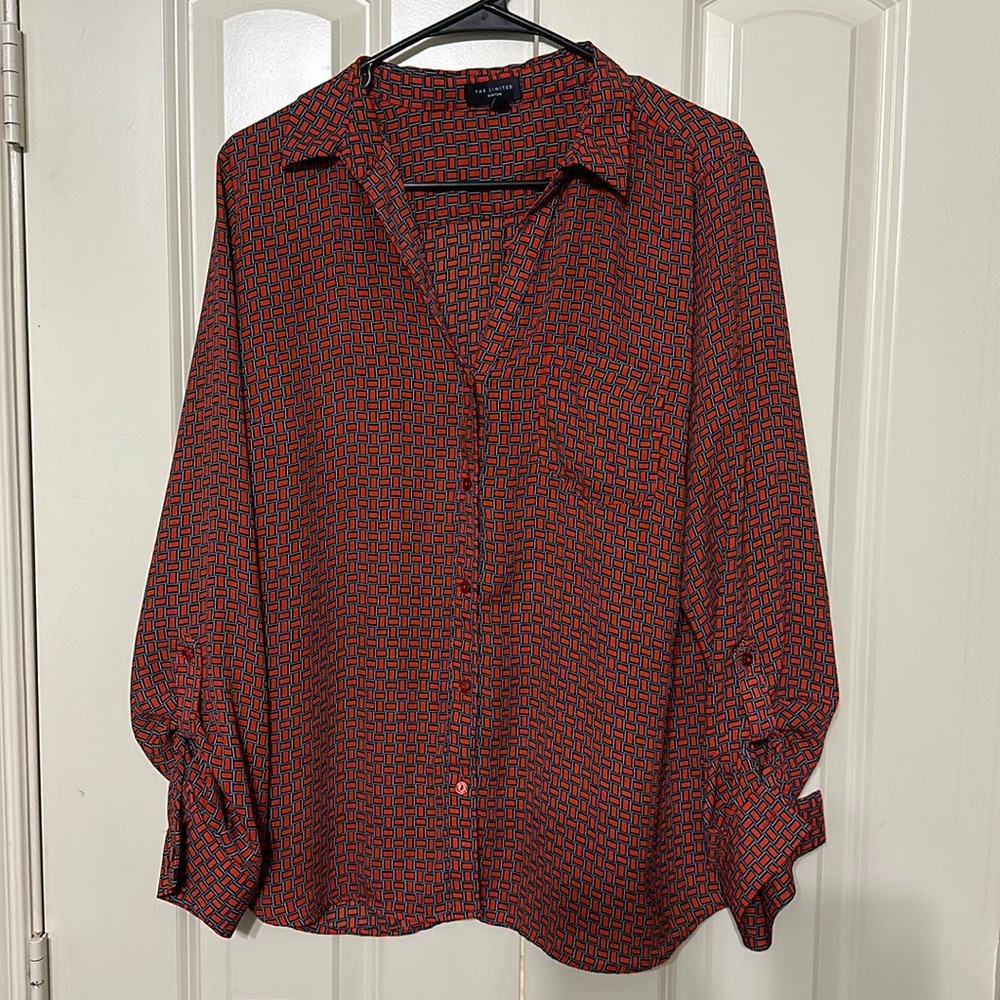 The Limited Ashton XL button down blouse